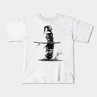 A Lonely Samurai & The Sword Kids T-Shirt